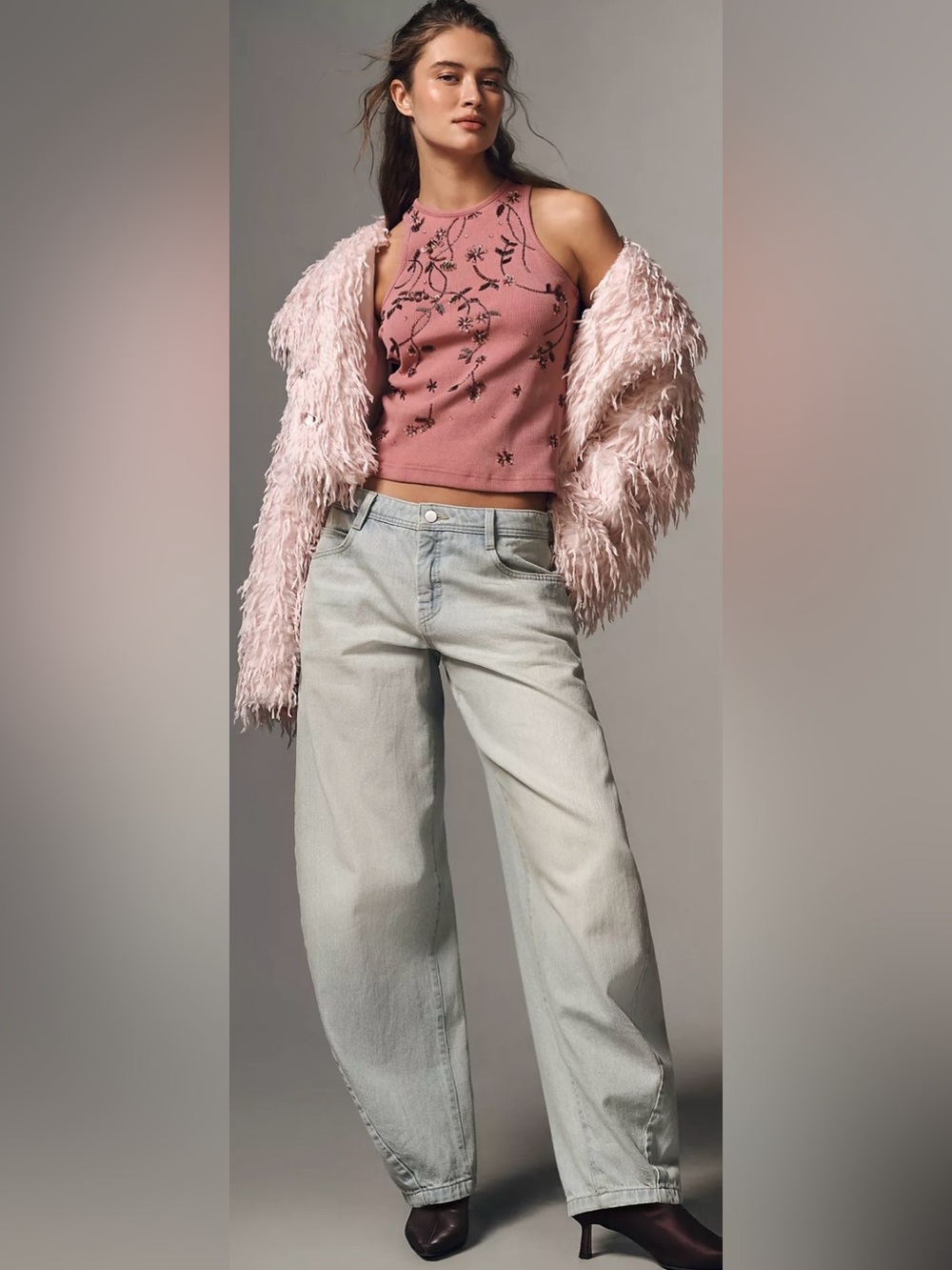 Pilcro High-Rise Balloon Jeans NWT